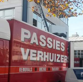 Kantoorverhuizing met Passies Verhuizers. Kantoorverhuizing met Passies Verhuizers.