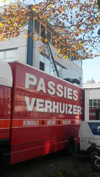 Kantoorverhuizing met Passies Verhuizers.