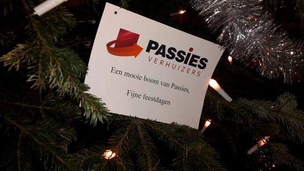 Kerstboom van Passies Verhuizers voor SEIN.